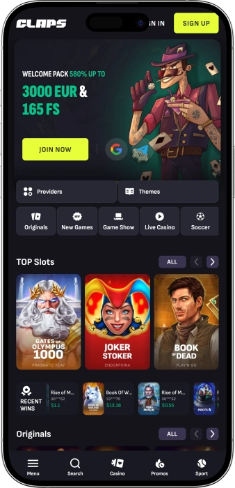 Claps Casino App
